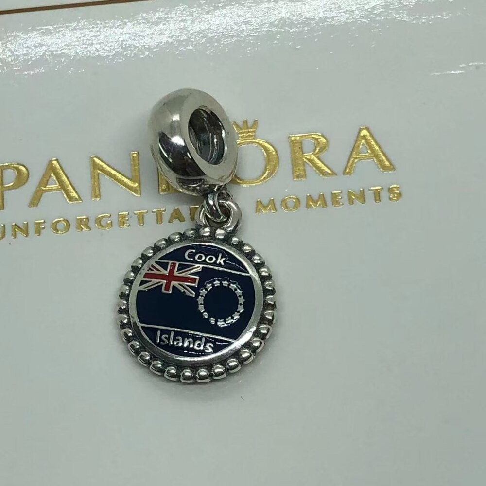 ✨🔥Pandora Flag of the Cook Islands Exclusive Dangle charm